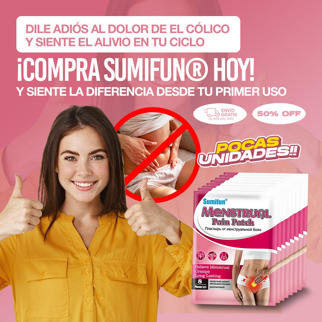 Alivió rapido para tu dolor de cólico con SumiFun® | No sufriras más en tu ciclo