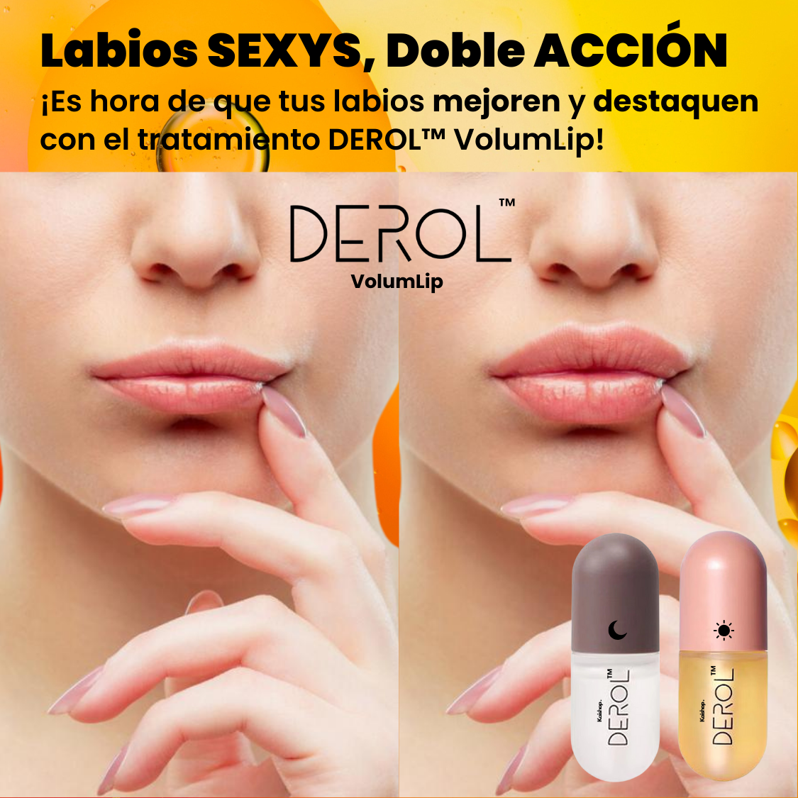 1+1 GRATIS | Voluminizador de Labios con Vitamina E - Derol™ Kit