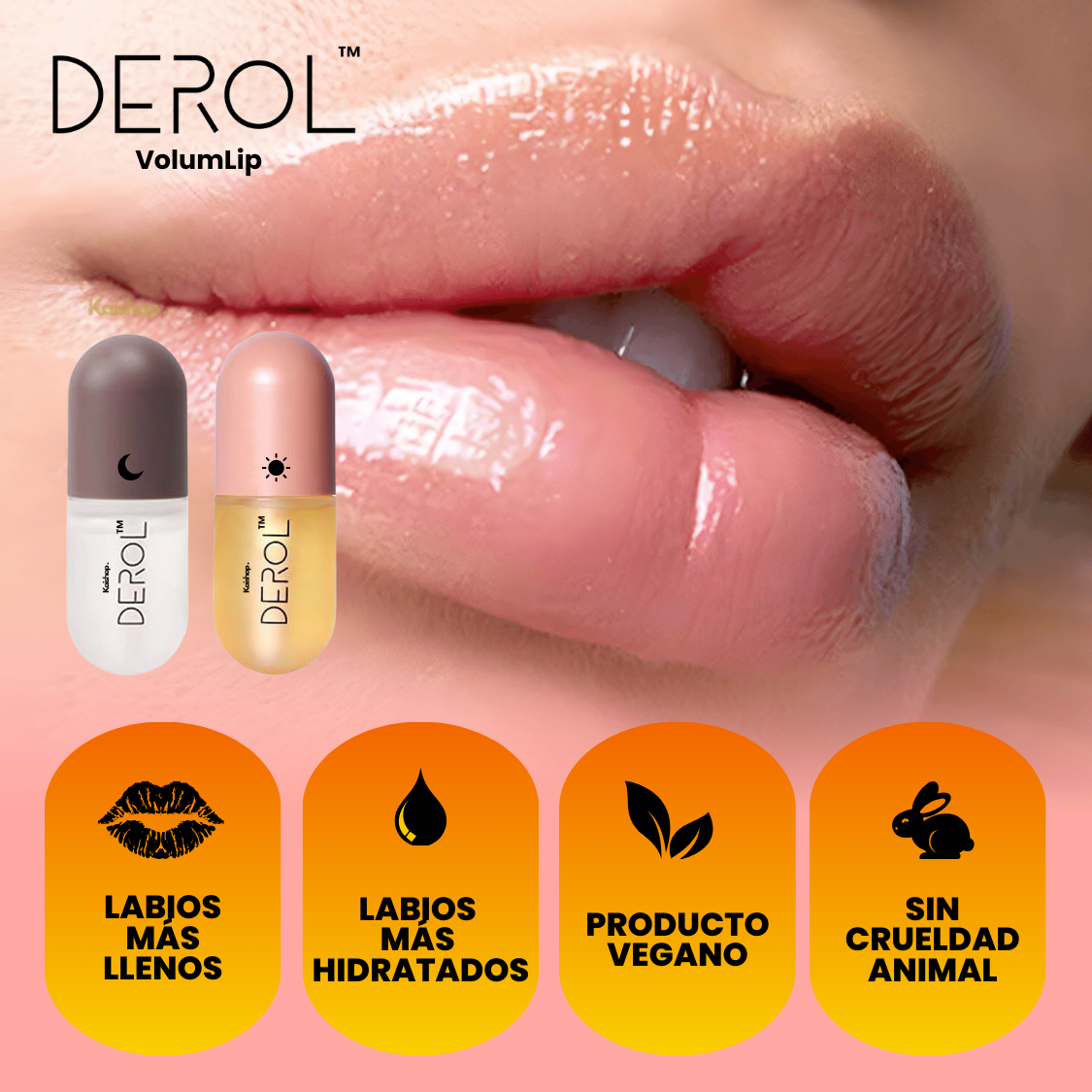 1+1 GRATIS | Voluminizador de Labios con Vitamina E - Derol™ Kit