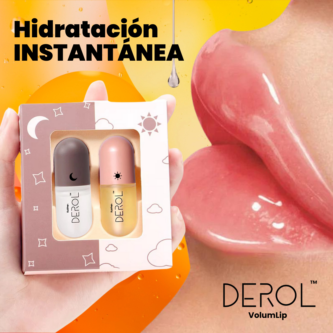 1+1 GRATIS | Voluminizador de Labios con Vitamina E - Derol™ Kit