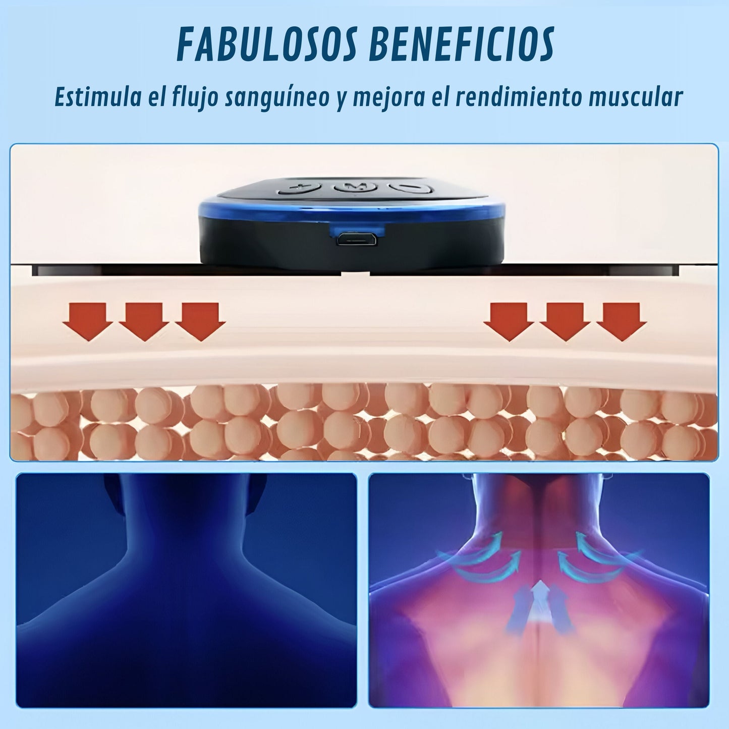 Masajeador Cervical Eléctrico Portátil