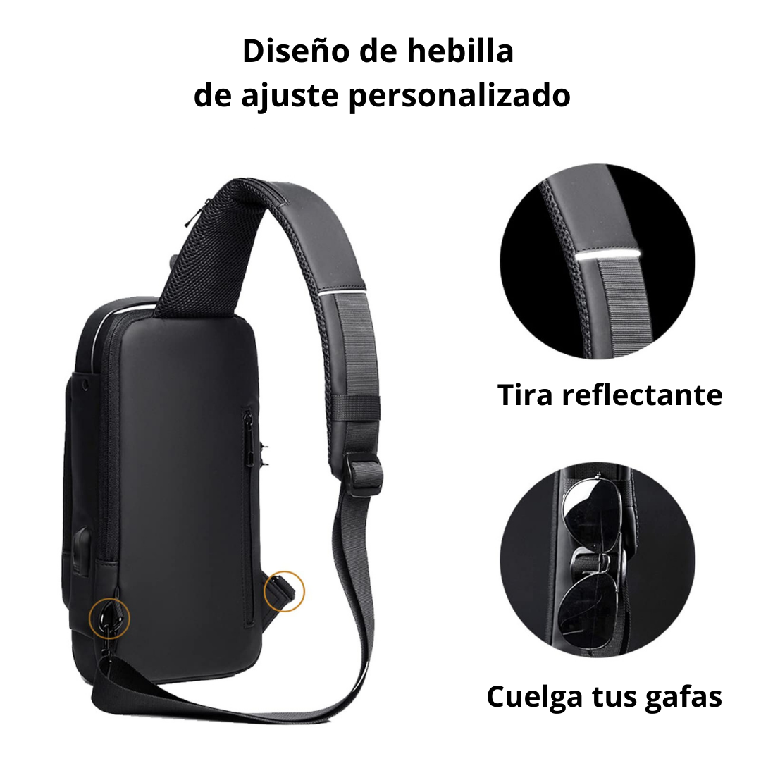 PACK Bolso cruzado antirrobo + AIRPODS de Regalo 🎁