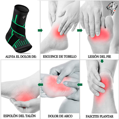 Tobilleras terapéuticas ajustables con bandas - Efecto 3 en 1