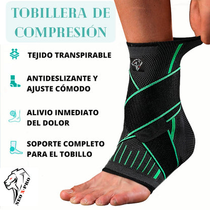 Tobilleras terapéuticas ajustables con bandas - Efecto 3 en 1