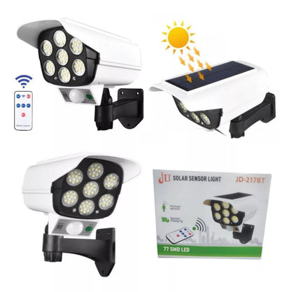 Foco Led Simulador de Cámara con Mando SolarGuard